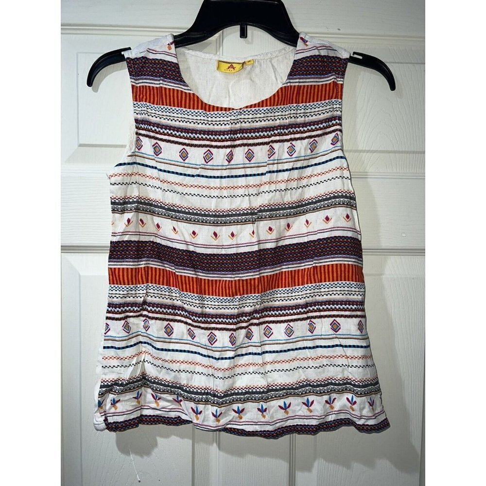 Ateesa Top Women Multicolor Size M Cotton Blend